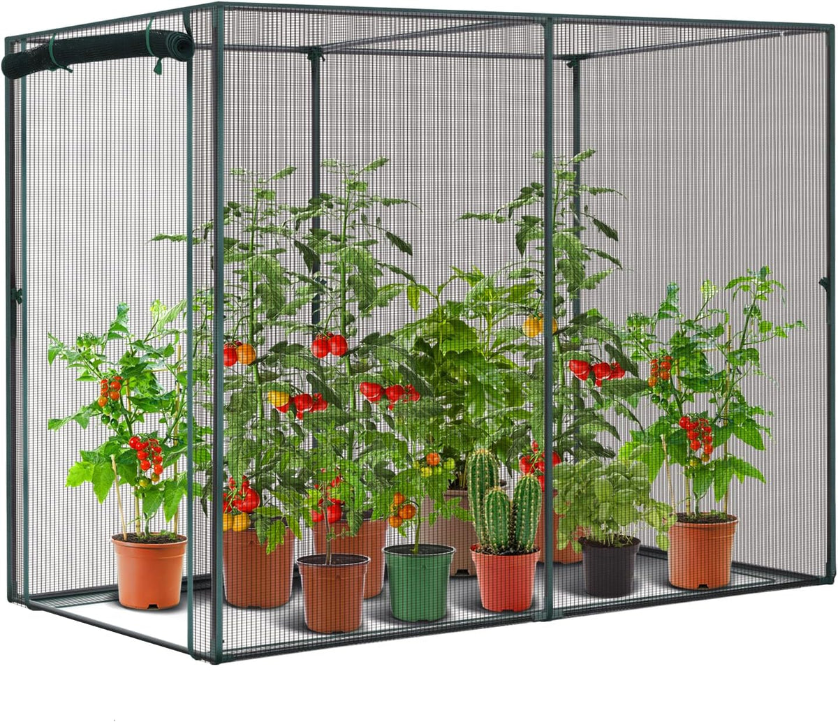 ohuhu crop cages for garden plant:6.6x3.9x5.3 ft plant, main product view