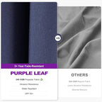 PURPLE LEAF 8' X 8' Tilting Patio Umbrella with Base Outdoor Cantilever Swivel Square Umbrella with Tilt Aluminum Offset Umbrella with 360-degree Rotation for Garden Deck Pool Patio Navy