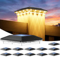 4x4 solar post cap lights 12 pack, 3, main product view