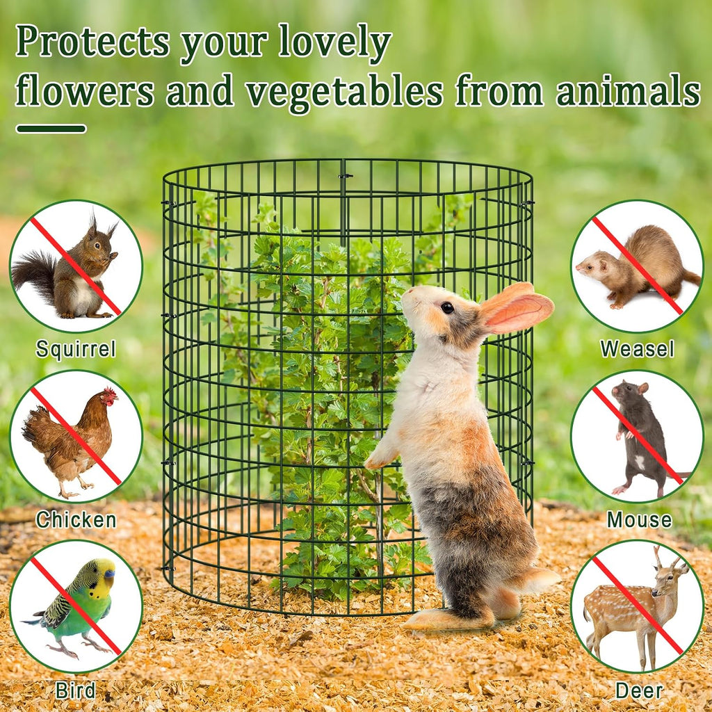 plant protectors from animals, 13.5"x 14" wire plant, package contents