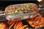 Napoleon Rotisserie Grill Basket - Stainless Steel, Fits Standard Spit Rods, Best For Wings, Fries And Roasted Veggies