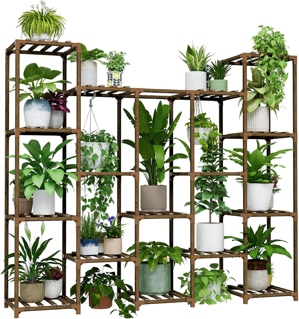 bamworld large hanging plant stand indoor tall plant, main product view