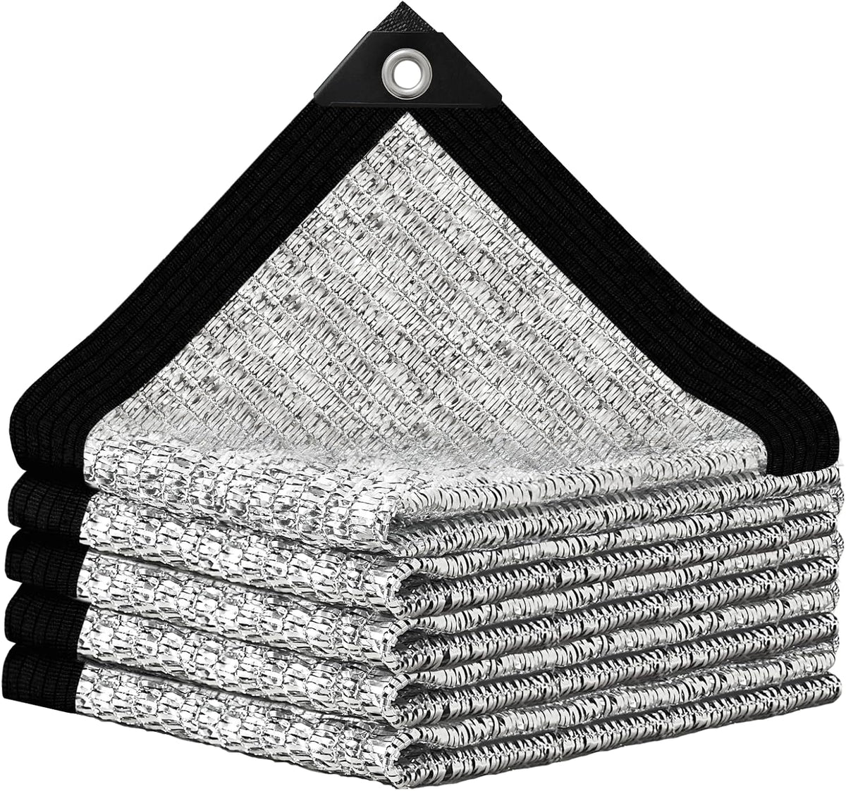 aluminum shade cloth 10x10',80% aluminum reflective tarp,durable mesh, main product view