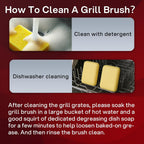 Exclusive Replacement Grill Brush Head for bbqtrips, Bristle-Free Grill Cleaner for Outdoor Grill, Grill Brush for Easy Cleaning, Essential Grill Accessories for Outdoor Enthusiasts