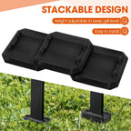 Griddle Leveling Shims Kit Compatible with Blackstone Griddle, Rubber Grill Levelers Outdoor for Most Grills, Keep Flat Top Grill in Level, Patent Pending