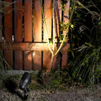 Malibu Landscape Lighting Outdoor 50W Spotlight Waterproof Halogen Floodlight Low Voltage Lights 380Lumen Warm White with Stake for Garden Yard Pathway Lawn Driveway Outdoor Lighting 8301-9601