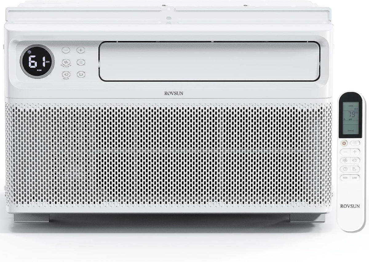 rovsun 10000 btu inverter window air conditioner, 115v, main product view