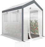 outsunny 8' x 6' x 7.5' walk-in greenhouse, main product view