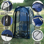 sports tent pop up shelter: flycoop 37" l on a desk or shelf