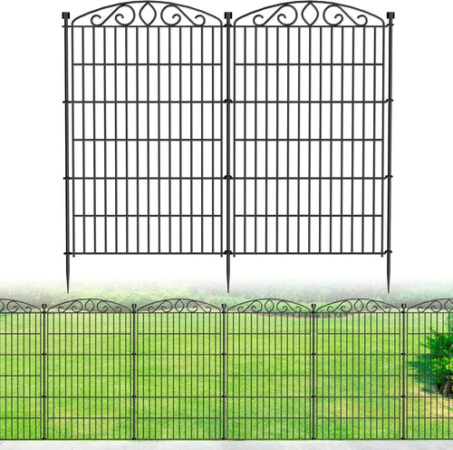 12 panel no dig decorative garden fence 42", main product view