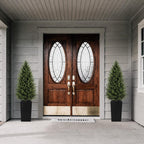 vivatrees 4ft artificial cedar topiary trees 2 pack, package contents
