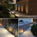 SUNVIE All-In-One LED Low Voltage Landscape Lighting Kit, 8-Pack Pathway Lights with Transformer and 100FT 16/2 AWG Wire, 3000K Waterproof Landscape Path Lights with Connectors for Walkway Garden Yard