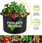 jorvila 5-pack 15 gallon grow bags, package contents