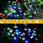 Solar Garden Lights Garden Decor, Solar Flowers Outdoor Decorative,2Pack 40LED Fairy Solar Lights Outdoor Waterproof Outside Yard,Patio,Pathway Decorations,Gardening Gifts for Women Mom