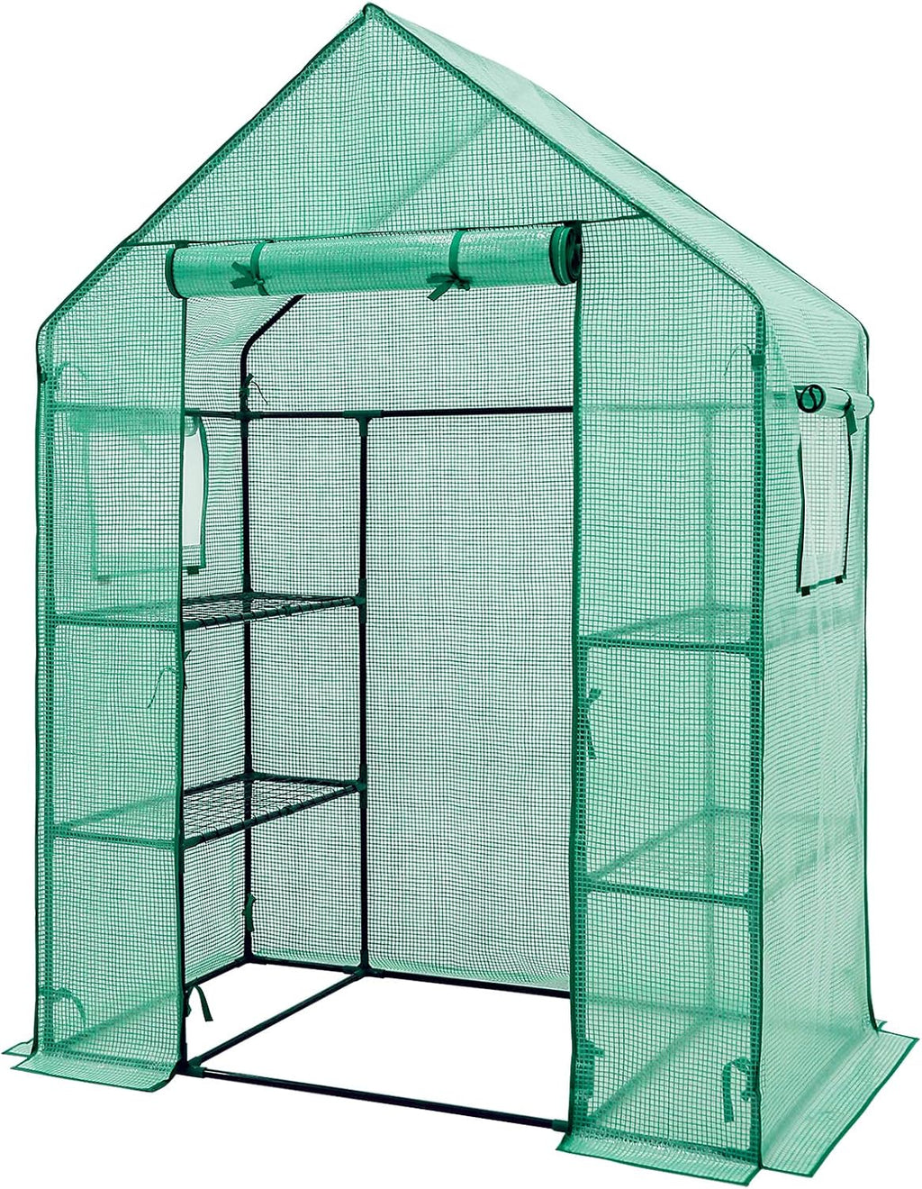 coos bay walk in mini greenhouse with windows, main product view