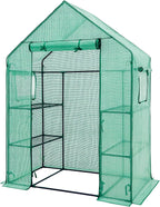 coos bay walk in mini greenhouse with windows, main product view