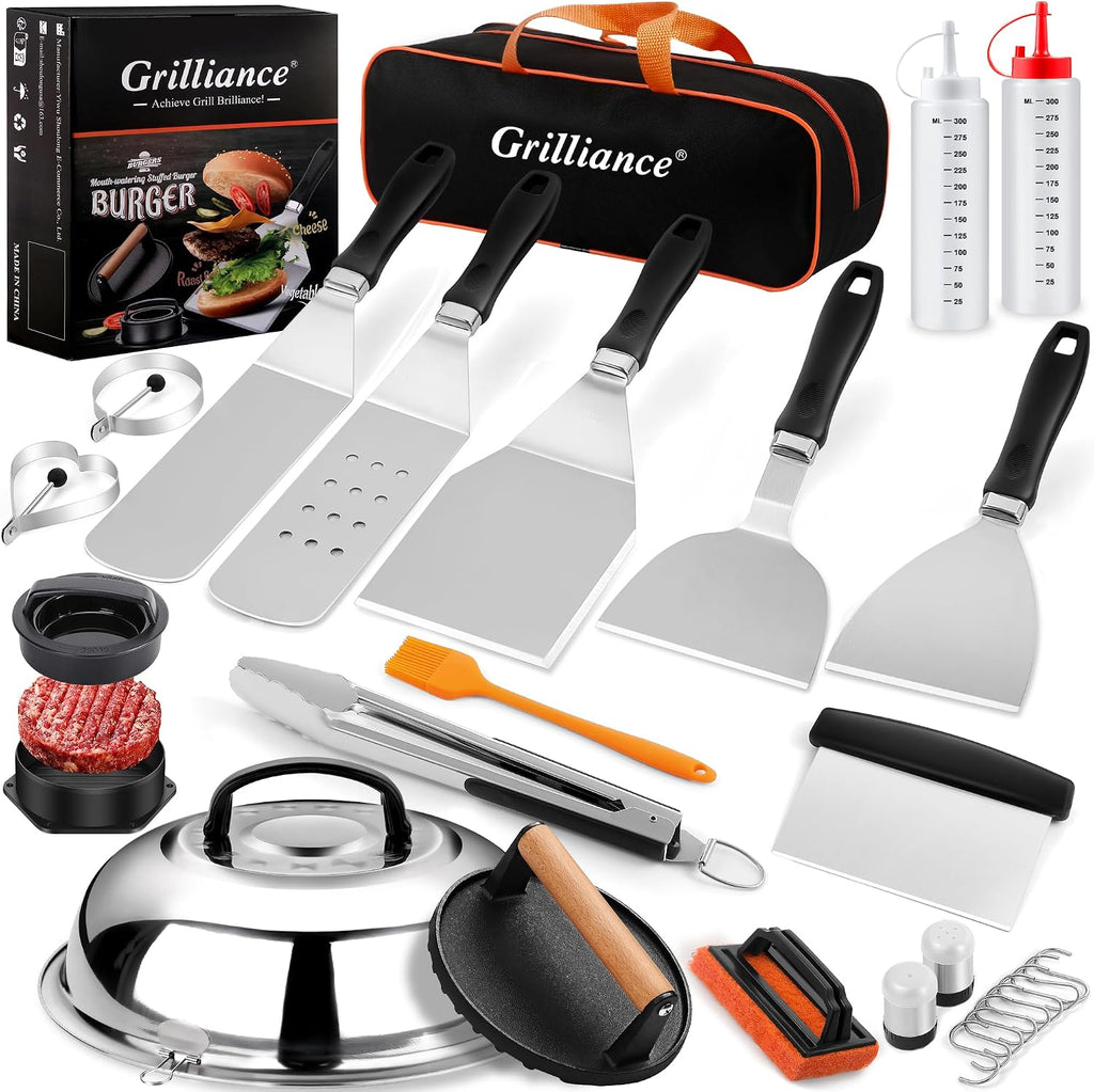 grilliance 27pcs griddle accessories kit for blackstone, professional, main product view