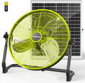 14" solar fan, 25w solar powered cordless greenhouse, main product view