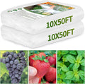 garden netting 10x50ft 2 pack ultra fine mesh, main product view