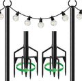 land·voi string light poles 2 pack, heavy duty, main product view