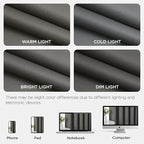Joydeco Blackout Patio Sliding Door Curtains 84 Inches Long, Grommet Privacy Room Divider Curtains, Extra Wide Thermal Blackout Drapes for Bedroom Living Room (Light Grey, 100Wx84L, 1 Panel)