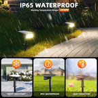 Solar Spot Lights Outdoor Landscape Lights, 40 LEDs Solar Landscape Spotlights Outdoor Waterproof Auto On/Off Garden Lights, Outdoor Lights for Yard Palm Trees Driveway Patio Pool