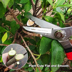 TONMA 7.5“ Pruning Scissors, Made in Korea, Multi-Precision Garden Snips | Japanese Hard Chrome-Plated Stainless Steel Blades, Pruning Shears Clippers with Lightweight & Ergonomic Non-Slip Handle