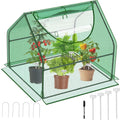 3x3x3ft small greenhouse outside, portable mini green house, main product view