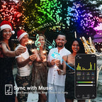 Brizled Smart Color Changing Christmas Lights, 66ft 200LED WiFi String Lights App Control, Dimmable Christmas Lights, RGB Xmas Tree Lights Work with Alexa & Google Home for Outdoor Indoor Party Decor