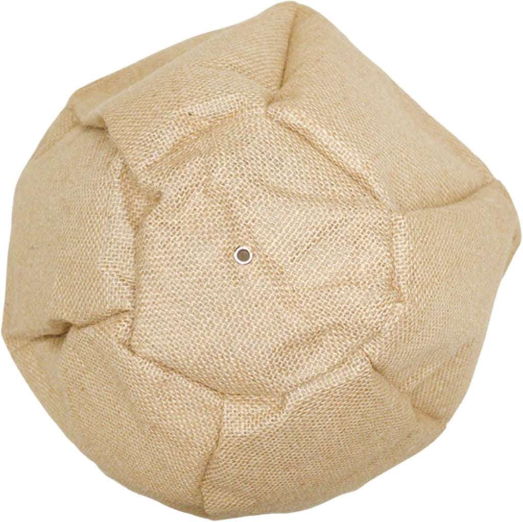 BestNest Panacea Round Burlap Hanging Basket Liners, 14 in Diameter, Pack of 4 – Formed Basket Inserts with Plastic Liner & Drainage Grommet, Tan Brown