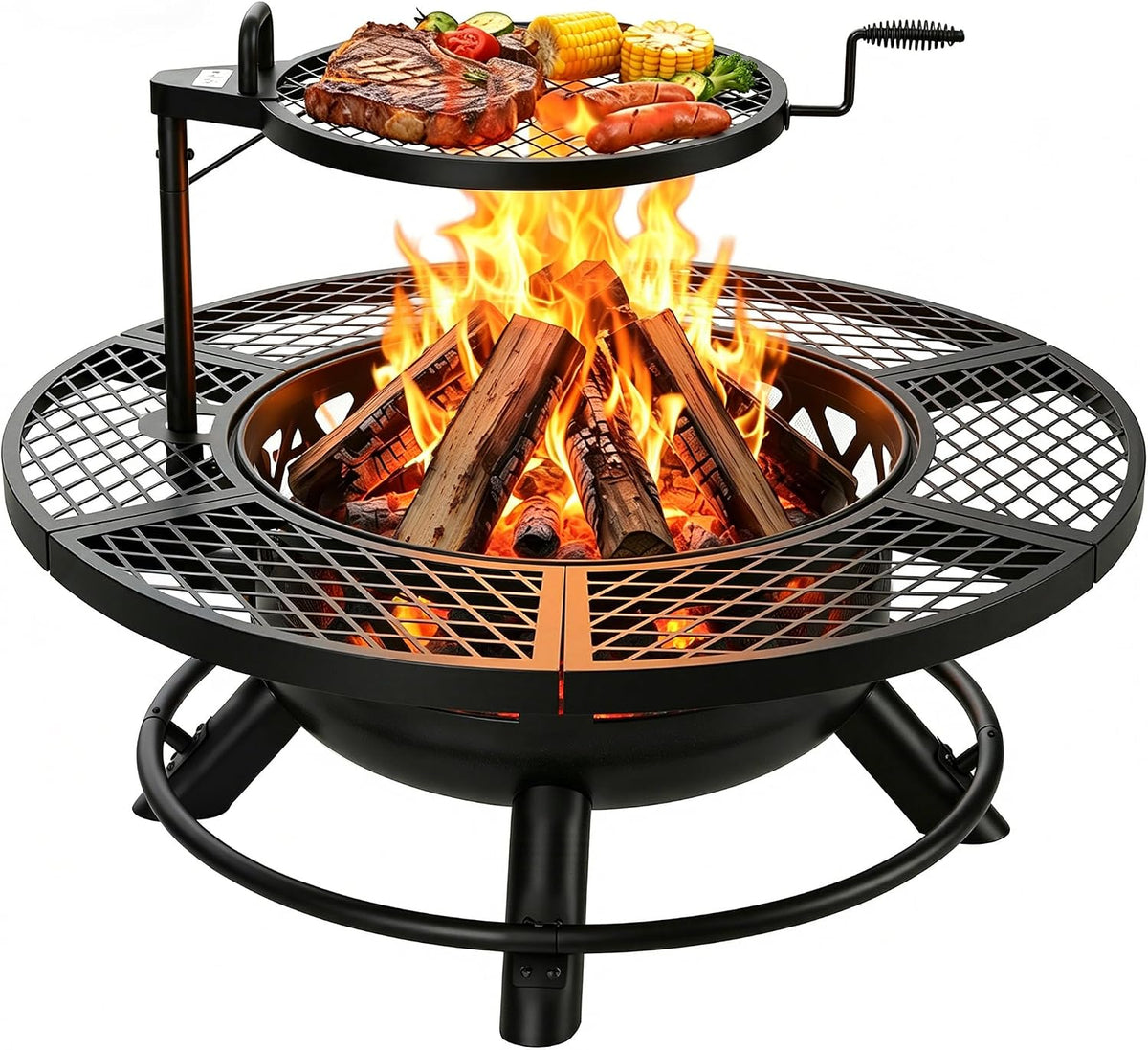 bali outdoors fire pit with poker, main product view