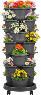 vecelo 7 tier vertical garden planter, self watering, main product view