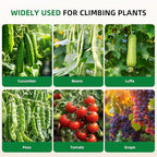 Cucumber Trellis for Raised Bed, U-Shape Garden Arch Metal Support for Climbing Plants, Metal Arch Plant Support Vegetables Trellis, Plant Support for Vine (Green, 31.5 * 30 * 47inch(L*W*H))