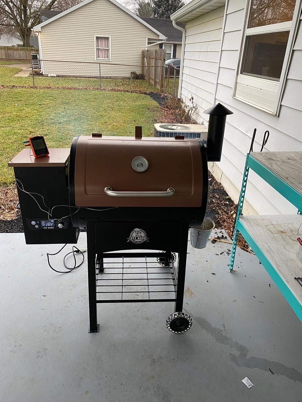 DELSbbq Grill Smoke Stack Replacement for Pit Boss, Traeger, Camp Chef | Also fits Other Pellet Grills Smokers, Complete All-in-One Installation Kit, Simple to install
