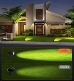 MEIKEE 9W LED Landscape Lights, 120V Landscape Lighting with US 3-Prong Plug, Warm White IP66 Waterproof Outdoor Garden Spotlights for Path Yard Walkway (2 Pack)