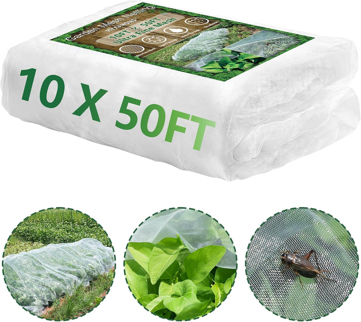 10 * 50ft ultra fine garden mesh netting, main product view
