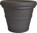 Tusco Products Rolled Rim Garden Planter, 42-Inch, Espresso