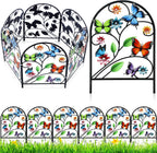 yaocom 6 pack butterfly garden fence 16.5" h, main product view