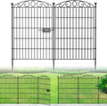 12 panel no dig decorative garden fence with, main product view