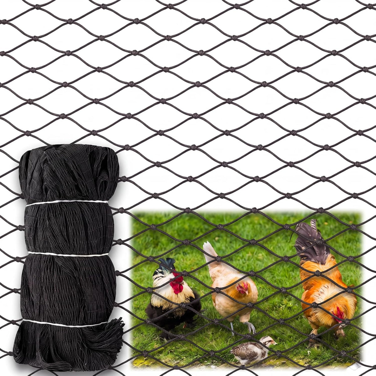 50 ft aviary bird netting chicken netting commercial, main product view