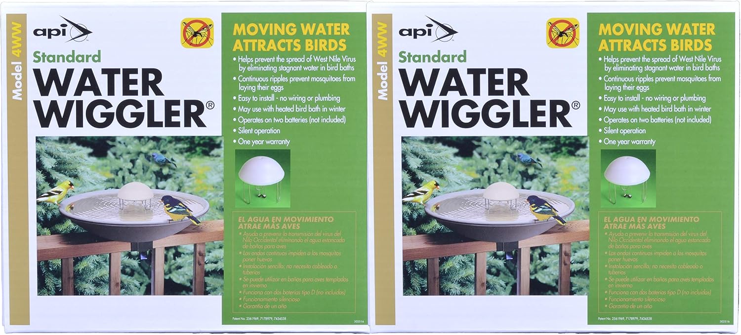 Allied Precision Industries (2 Pack) API 4WW Water Wiggler Water Agitator for Bird Baths
