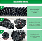1 Gallon Air Pruning Containers, New Plastic Nursery Pots, Fruit Vegetable Garden Self-Planting Pots, Black (1G-10P)