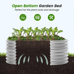 land guard 2×2×2ft galvanized raised garden bed kit, package contents