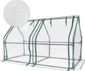gardzen mini greenhouse with zipper mesh cover 71.7"(l), main product view