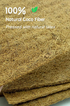 Coconut Fiber Mat, Yarrdfir 16x160 inch Natural Coconut Liners for planters Flower Basket, Natural Coconut Fiber mat, Garden Decoration, Animal pet pad, Reptile Carpet, Snow Mat (16 x 160)