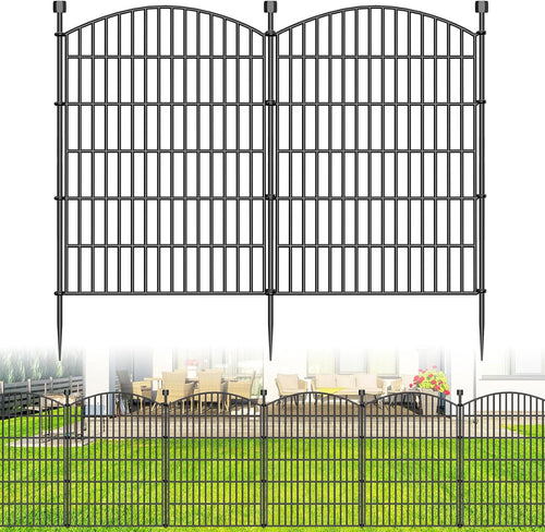 10 panel no dig decorative garden fence 40", main product view