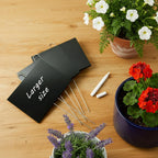 landhoow 12 pcs large plant marker, 8'' x, side view