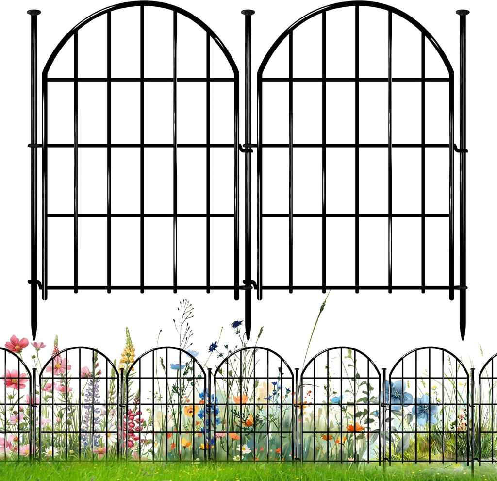 17in x 28ft decorative garden fence, 26 panels, main product view
