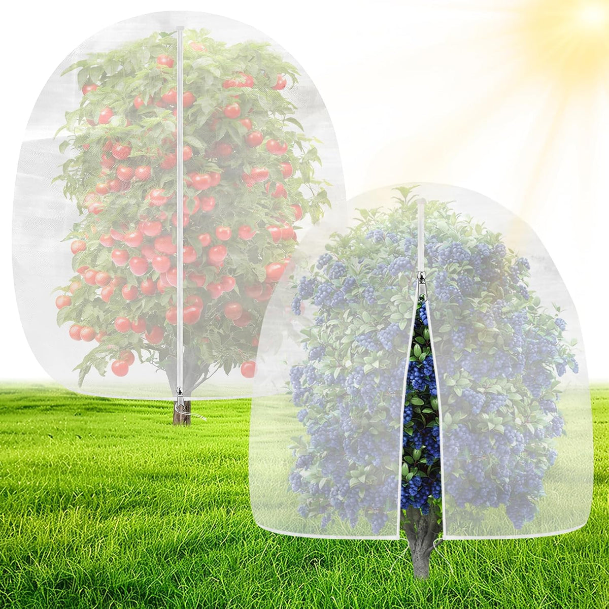 ozmi 2 pack bird netting for garden, 8, main product view