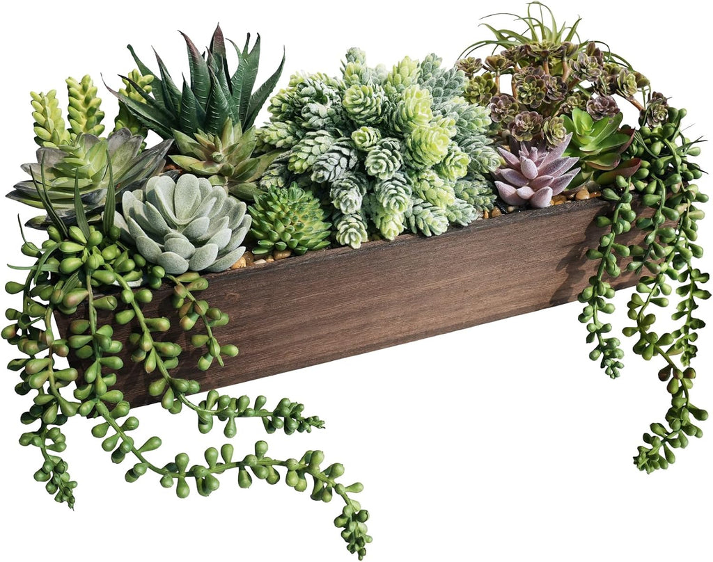 winlyn artificial succulent arrangement 15" assorted succulents plants, main product view